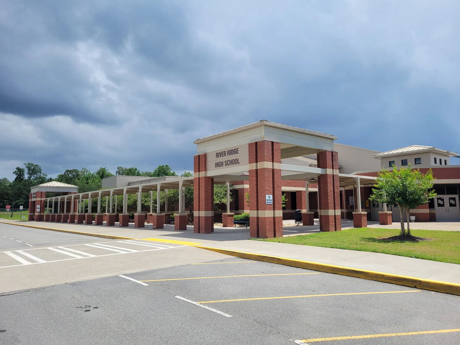 River Ridge High School, Mill Creek Middle School's next-door neighbor on Arnold Mill Road